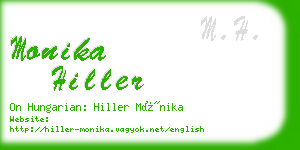 monika hiller business card